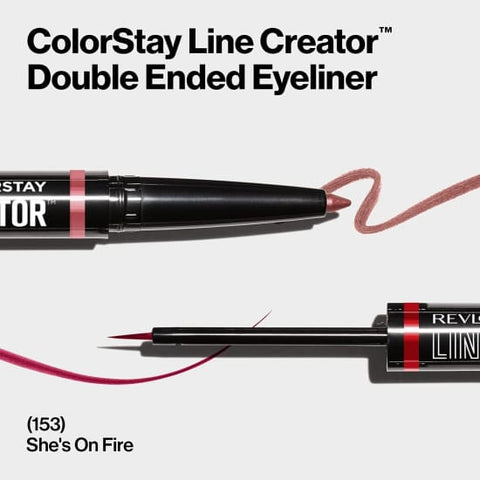 REVLON Colorstay Line Creator Double Ended Eyeliner SHE'S ON FIRE 153 eye liner0