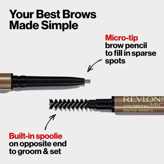 Revlon Colorstay Micro Brow Pencil BLONDE 460 waterproof - Health & Beauty:Makeup:Eyes:Eyebrow Liner & Definition