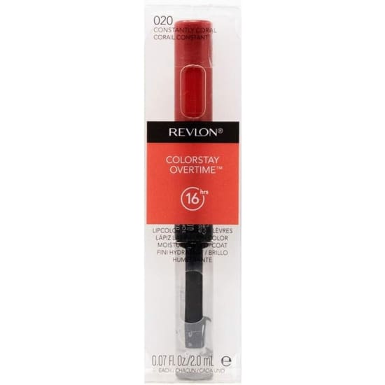 REVLON ColorStay Overtime Liquid Lipcolor Lipstick CONSTANTLY CORAL 020 NEW - Health & Beauty:Makeup:Lips:Lipstick