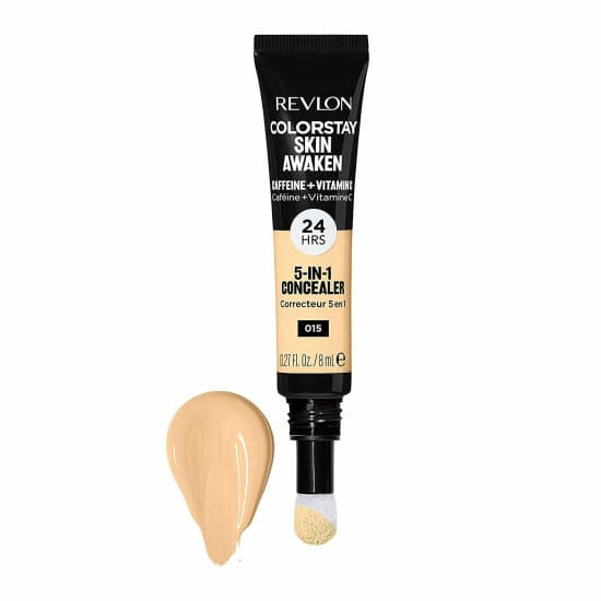 REVLON ColorStay Skin Awaken 5-in-1 Concealer CHOOSE COLOUR caffeine vitamin c - 015 Light - Health & Beauty:Makeup:Face:Concealer