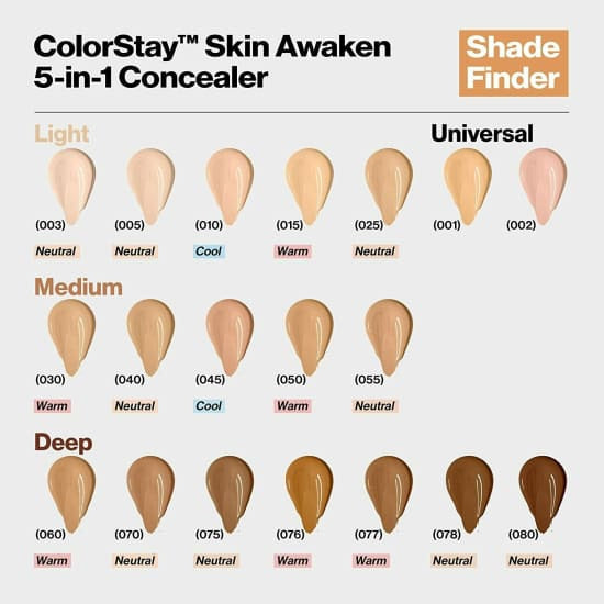 REVLON ColorStay Skin Awaken 5-in-1 Concealer CHOOSE COLOUR caffeine vitamin c - Health & Beauty:Makeup:Face:Concealer