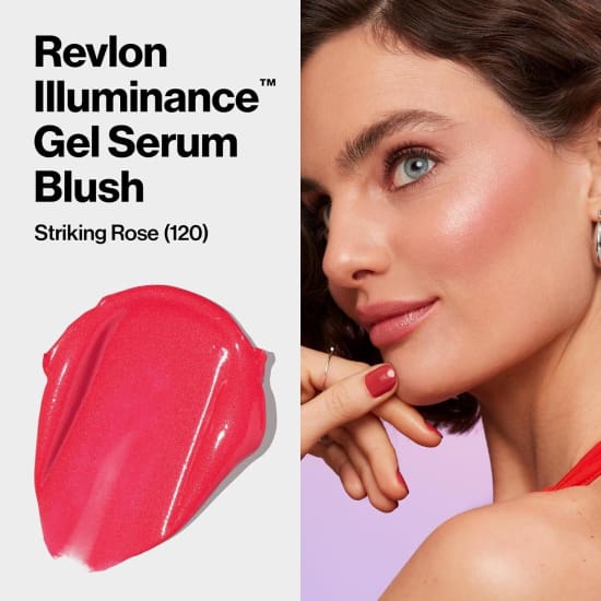 REVLON Illuminance Gel Serum Liquid Blush STRIKING ROSE 5201
