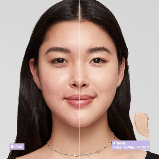 REVLON Illuminance Skin Caring Foundation CREAMY NATURAL 201 squalane hyaluronic1