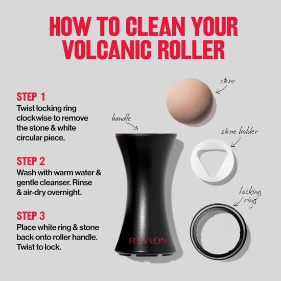 REVLON Oil Control On The Go Oil Absorbing Roller volcanic stone reusable mattif - Health & Beauty:Skin Care:Blotting Paper