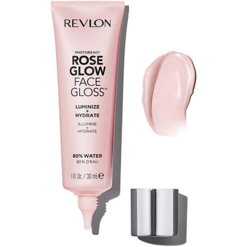 REVLON Photoready Rose Glow Face Gloss Luminize & Hydrate NEW base 30mL0