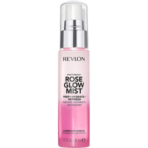REVLON Photoready Rose Glow Face MIST Prep, Hydrate & Refresh base 36mL spray pr0