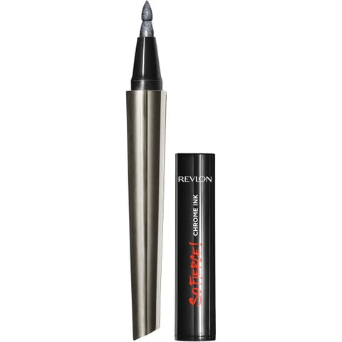 REVLON So Fierce Chrome Ink Liquid EyeLiner Eye Liner GUNMETAL 9010