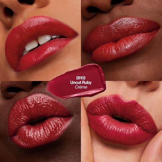 Ruby Ru Lipstick REVLON Super Lustrous Creme Lipstick UNCUT RUBY 810 NEW red – Beauty ...