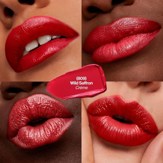REVLON Super Lustrous Creme Lipstick WILD SAFFRON 809 NEW red - Health & Beauty:Makeup:Lips:Lipstick