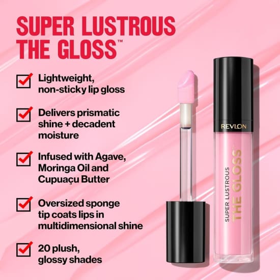 REVLON Super Lustrous The Gloss Lip Gloss SUGAR VIOLET 230 lipgloss3
