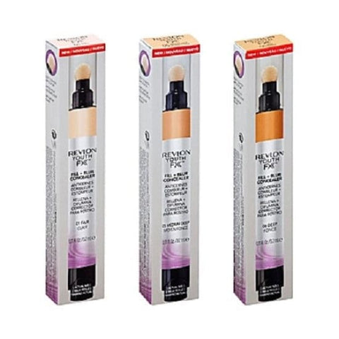 REVLON Youth FX Fill And Blur Concealer CHOOSE COLOUR dark circles wrinkles - Health & Beauty:Makeup:Face:Concealer