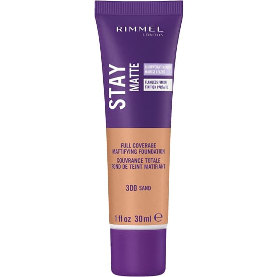 RIMMEL Stay Matte Liquid Mousse Foundation CHOOSE YOUR COLOUR New - 300 Sand - Health & Beauty:Makeup:Face:Foundation