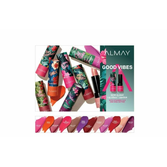 ALMAY #Lipvibes Lipstick CHOOSE YOUR COLOUR lip vibes cream matte - Health & Beauty:Makeup:Lips:Lipstick