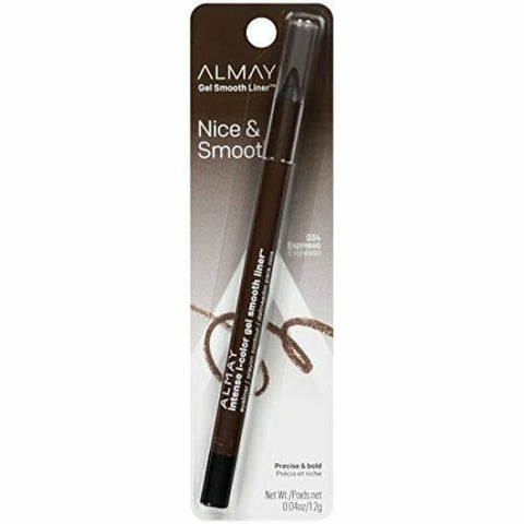 ALMAY Nice & Smooth Gel Eyeliner CHOOSE COLOUR eye liner navy brown charcoal bla - Espresso 034 - Health & Beauty:Makeup:Eyes:Eyeliner
