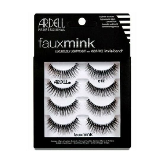 ARDELL Faux Mink Multipack False Eyelashes 4 Pack 4 Pairs 812 NEW - Health & Beauty:Makeup:Eyes:Eyelash Extensions