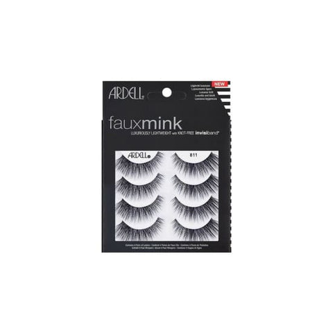 ARDELL Faux Mink Multipack False Eyelashes 4 Pairs 811 NEW - Health & Beauty:Makeup:Eyes:Eyelash Extensions