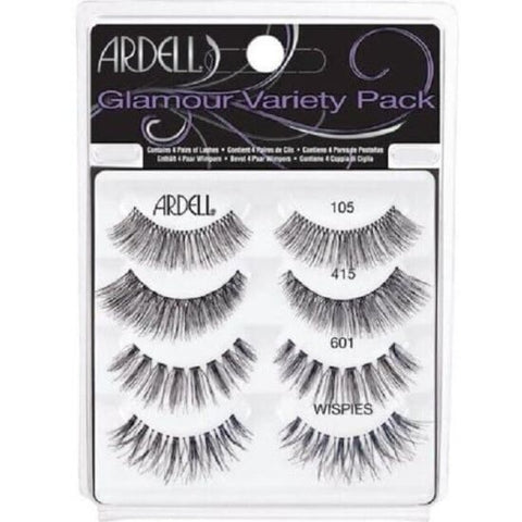 ARDELL Glamour Variety Multipack False Eyelashes 105 415 601 Wispies - Health & Beauty:Makeup:Eyes:Eyelash Extensions