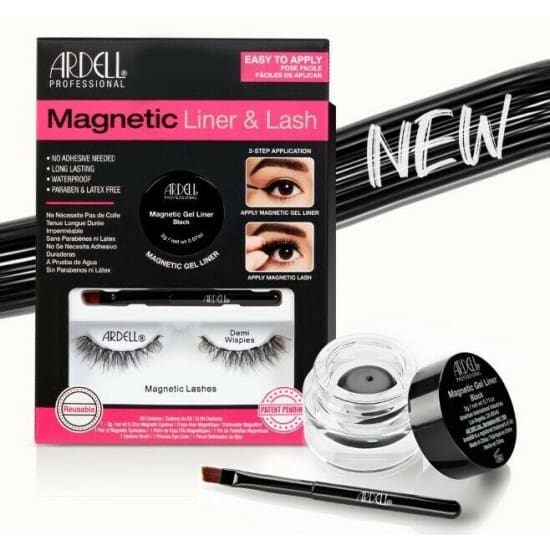 ARDELL Magnetic Liner & Lash Kit False Eyelashes CHOOSE STYLE eye extensions - Health & Beauty:Makeup:Eyes:Eyelash Extensions