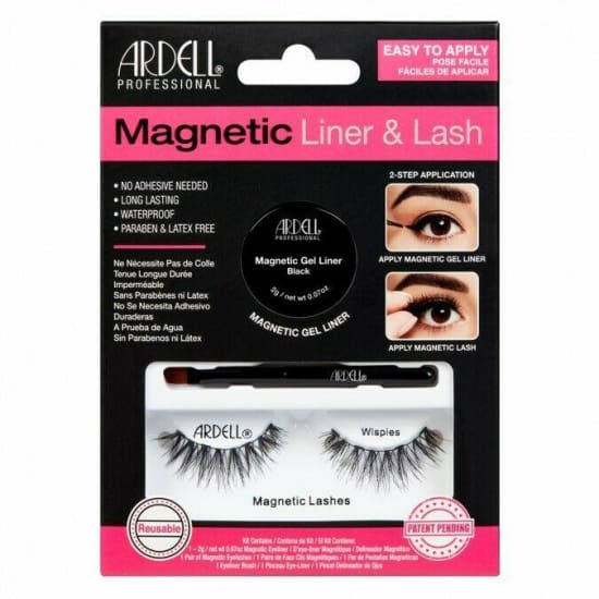 ARDELL Magnetic Liner & Lash Kit False Eyelashes CHOOSE STYLE eye extensions - Wispies - Health & Beauty:Makeup:Eyes:Eyelash Extensions