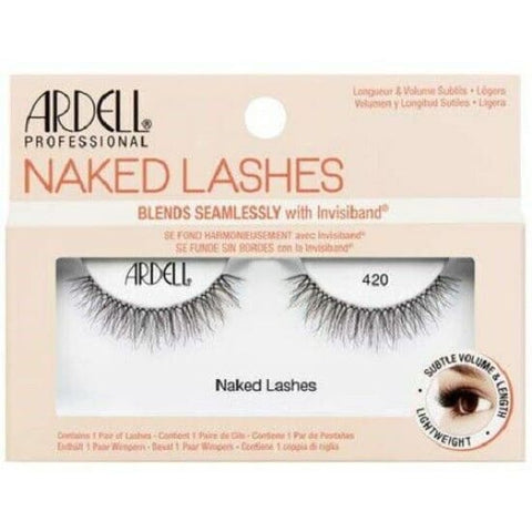 ARDELL Naked Lashes False Eyelashes CHOOSE STYLE eye lash extensions - 420 - Health & Beauty:Makeup:Eyes:Eyelash Extensions