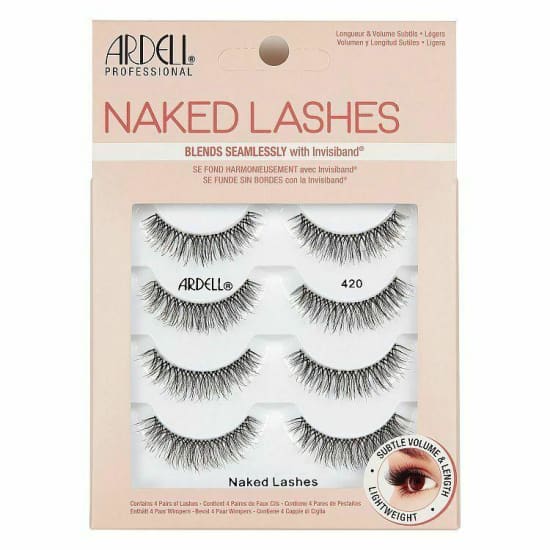 ARDELL Professional Naked Lashes MULTIPACK False Eyelashes 4 Pairs 420 NEW - Health & Beauty:Makeup:Eyes:Eyelash Extensions