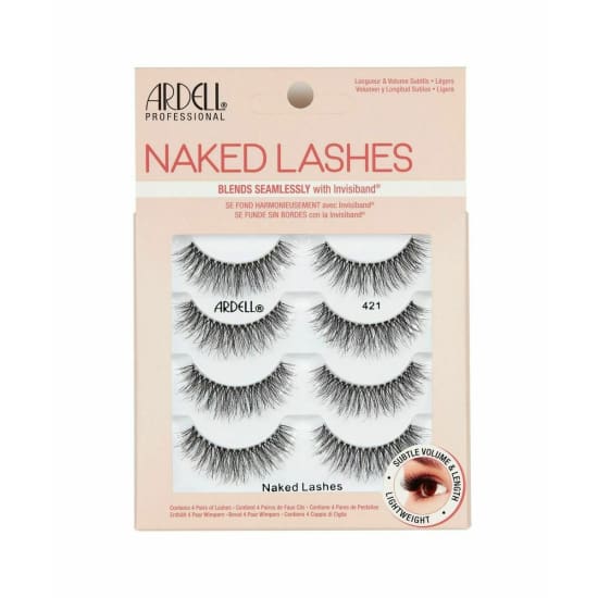 ARDELL Professional Naked Lashes MULTIPACK False Eyelashes 4 Pairs 421 NEW - Health & Beauty:Makeup:Eyes:Eyelash Extensions