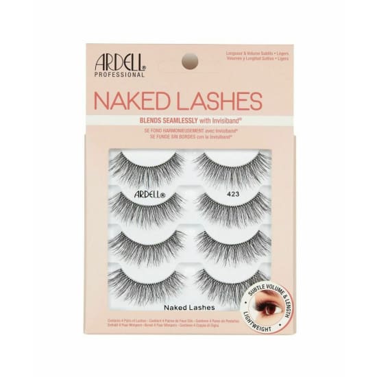 ARDELL Professional Naked Lashes MULTIPACK False Eyelashes 4 Pairs 423 NEW - Health & Beauty:Makeup:Eyes:Eyelash Extensions