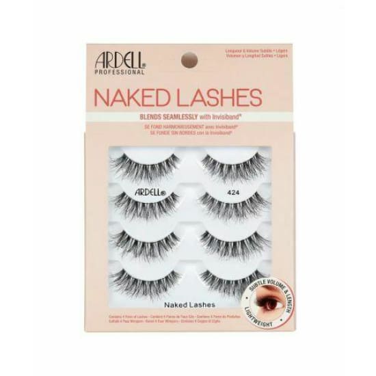 ARDELL Professional Naked Lashes MULTIPACK False Eyelashes 4 Pairs 424 NEW - Health & Beauty:Makeup:Eyes:Eyelash Extensions