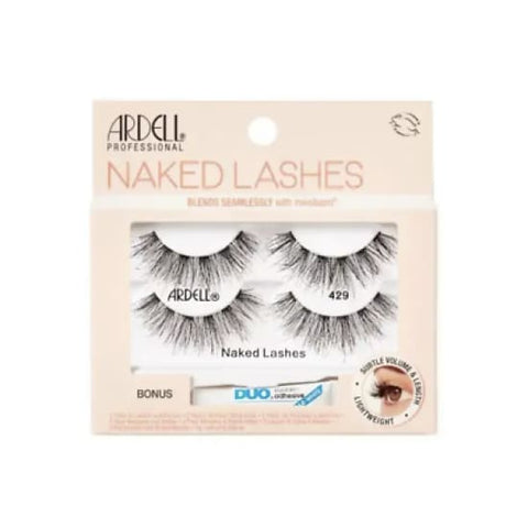 ARDELL Professional Naked Lashes TWIN Pack False Eyelashes 2 Pairs 429 +adhesive - Health & Beauty:Makeup:Eyes:Eyelash Extensions