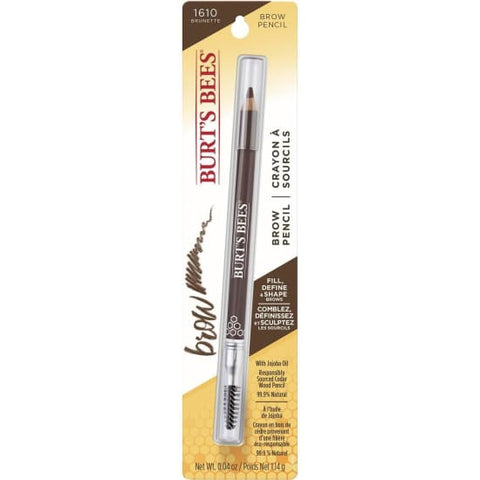 BURT’S BEES Brow Pencil Crayon BRUNETTE 1610 New eyebrow eye - Health & Beauty:Makeup:Eyes:Eyebrow Liner & Definition