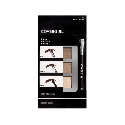 COVERGIRL Easy Breezy Brow Powder Kit SOFT BLONDE 720 eyebrow eye - Health & Beauty:Makeup:Eyes:Eyebrow Liner & Definition