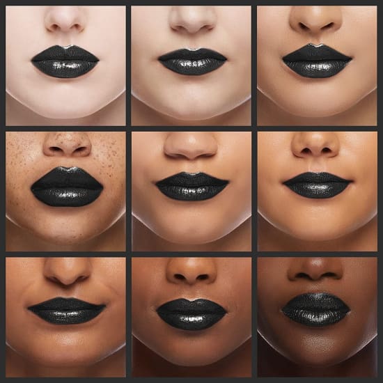 COVERGIRL Exhibistionist Metallic Lipstick DON’T TELL 555 black - Health & Beauty:Makeup:Lips:Lipstick