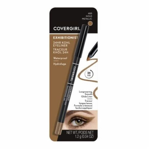 COVERGIRL Exhibitionist 24-Hour Kohl Eyeliner GOLD METALLIC 400 eye liner - Health & Beauty:Makeup:Eyes:Eyeliner