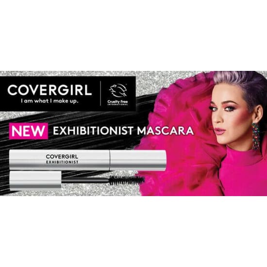 COVERGIRL Exhibitionist Mascara CHOOSE COLOUR volumizing waterproof or washable - Health & Beauty:Makeup:Eyes:Mascara