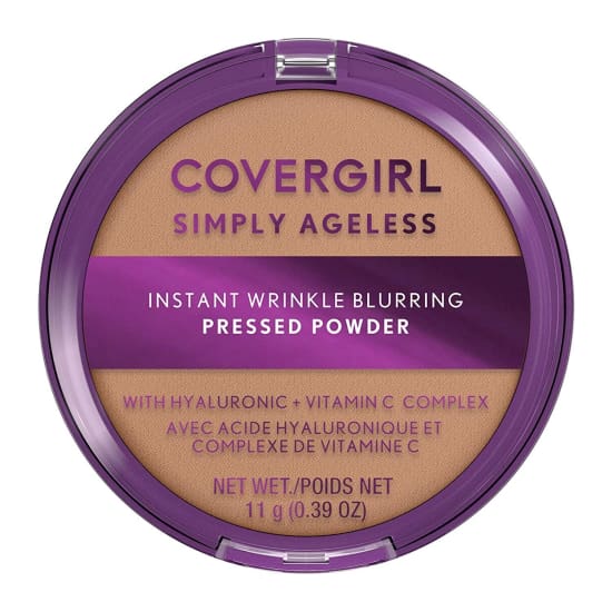COVERGIRL & OLAY Simply Ageless Instant Wrinkle Blurring Pressed Powder CHOOSE - Natural Beige 240 - Health & Beauty:Makeup:Face:Face Powder