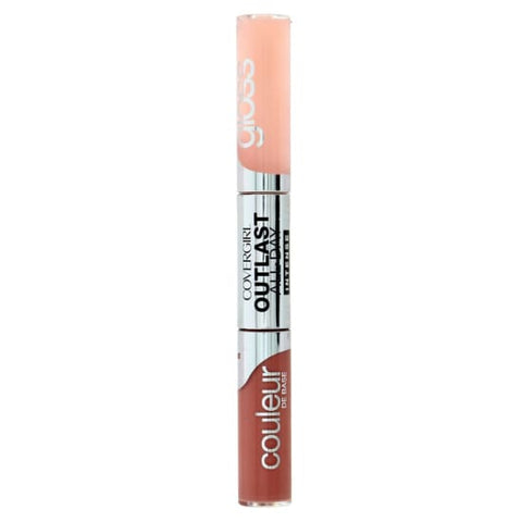 COVERGIRL Outlast All Day Color & Gloss NUDE INTENSITY 100 lipstick lipcolor - Health & Beauty:Makeup:Lips:Lipstick
