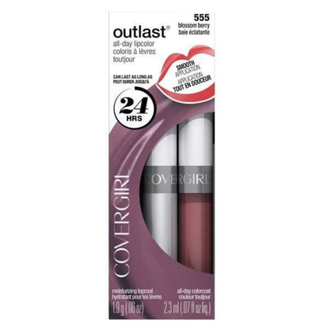 COVERGIRL Outlast All Day Liquid Lipcolor Lipstick BLOSSOM BERRY 555 - Health & Beauty:Makeup:Lips:Lipstick