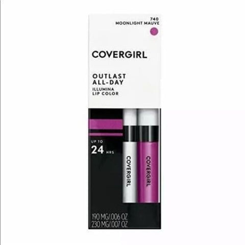 COVERGIRL Outlast All Day Liquid Lipcolor Lipstick Illumina MOONLIGHT MAUVE 740 - Health & Beauty:Makeup:Lips:Lipstick