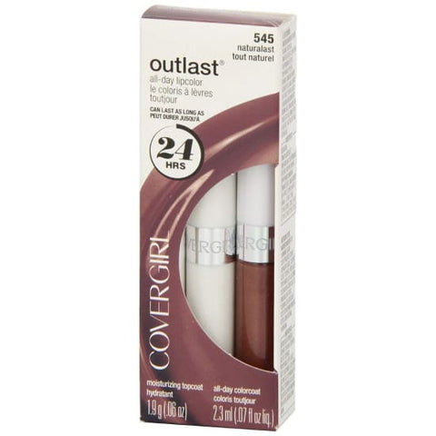 COVERGIRL Outlast All Day Liquid Lipcolor Lipstick NATURALAST 545 - Health & Beauty:Makeup:Lips:Lipstick