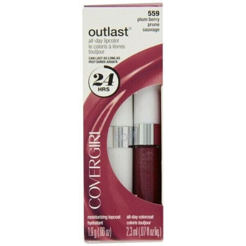 COVERGIRL Outlast All Day Liquid Lipcolor Lipstick PLUM BERRY 559 - Health & Beauty:Makeup:Lips:Lipstick