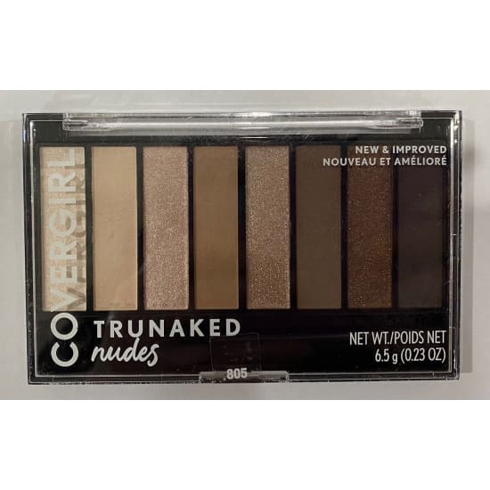 COVERGIRL TruNaked Eyeshadow Palette NUDES 805 8 pan eye shadow tru naked - Health & Beauty:Makeup:Eyes:Eye Shadow