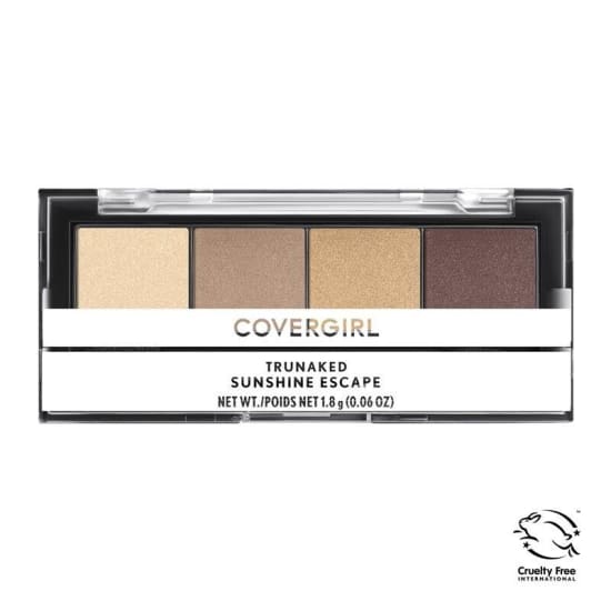 COVERGIRL TruNaked Eyeshadow Quad Palettes SUNSHINE ESCAPE 750 eye shadow - Health & Beauty:Makeup:Eyes:Eye Shadow