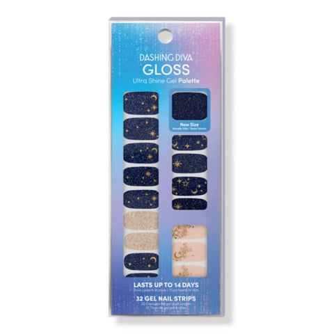 DASHING DIVA Gloss Ultra Shine Gel Palette Nail Polish Strips Starry Night - Health & Beauty:Nail Care Manicure & Pedicure:Nail Art:Press-On