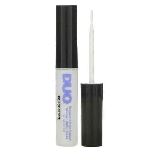 DUO Brush On Striplash Adhesive Glue ROSEWATER & BIOTIN 5gm WHITE CLEAR - Health & Beauty:Makeup:Eyes:Eyelash Extensions