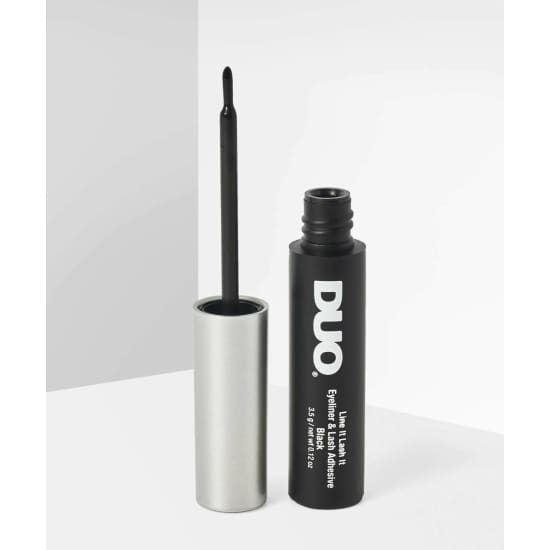 DUO Line It Lash It 2 in 1 Eyeliner & Adhesive BLACK glue eye liner Fine tip - Health & Beauty:Makeup:Eyes:Eyelash Extensions