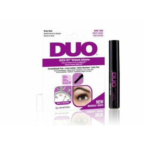 DUO Quick Set Striplash Adhesive Glue 5gm DARK black strip lash eyelash - Health & Beauty:Makeup:Eyes:Eyelash Extensions