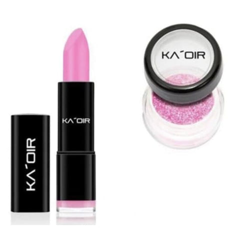 KA’OIR Glitzstick Matte Lipstick & Glitter Package SURVIVOR pink k-81 kaoir - Health & Beauty:Makeup:Lips:Lipstick