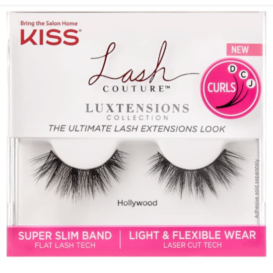 KISS Lash Couture Luxtensions Collection False Eyelashes HOLLYWOOD strip lash - Health & Beauty:Makeup:Eyes:Eyelash Extensions