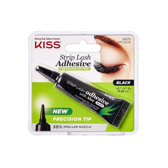 KISS Striplash Adhesive with Aloe BLACK 7G 58325 glue strip eye lash eyelash - Health & Beauty:Makeup:Eyes:Eyelash Extensions