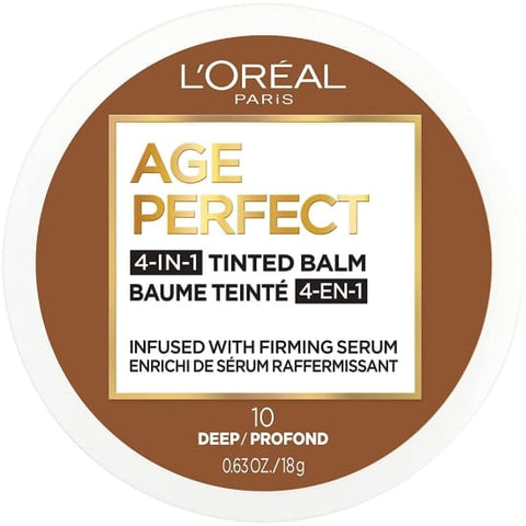 LOREAL Age Perfect 4 In 1 Tinted Balm Foundation DEEP 20 with firming serum - Health & Beauty:Makeup:Face:Foundation